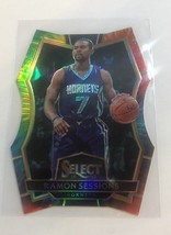 RAMON SESSIONS 2016-17 Panini Select Rainbow Die-Cut #&#39;d 09/25 Hornets - $74.89 MXN