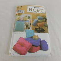 Simplicity Home Sewing Pattern 9248 Box Pillows Donna Lang Interior Design Uncut - £4.67 GBP