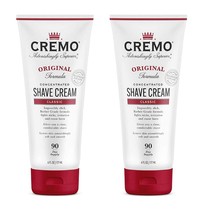 Cremo Barber Grade Original Shave Cream Ultra-Slick Shaving Cream 6 Fl Oz 2 Pack - £18.96 GBP