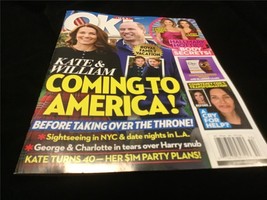 OK Magazine January 3, 2022 Kate &amp; William Coming to America! Courteney Cox - £7.00 GBP