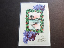 A Joyous Christmas, Peace and Goodwill - Postmarked 1912, 13 Star Flag P... - £11.59 GBP