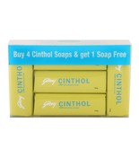 Cinthol Lime Soap,100 gm (Pack of 4) with Free Soap 100 gm (Free shippin... - £25.88 GBP