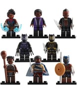 8pcs Marvel Black Panther - W'Kabi M'baku Shuri Erik Killmonger Minifigures - $16.99