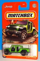 Matchbox 2022 MBX Off Road #7 &#39;20 Jeep Gladiator Mtflk Green - £3.13 GBP