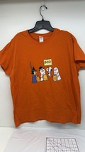 Peanuts Charlie Brown Snoopy Boo Halloween Orange Trick Or Treat Mens T-... - $14.80