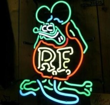 Rat Fink RF Ratrod Neon Sign 19&quot;  - £122.64 GBP