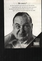 DIAL SOAP Me Worry? Man Making a Funny Face - Vintage 1963 Magazine Ad b1 - £20.69 GBP