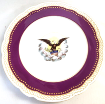 Haviland Limoges Plate 9 3/4&quot; Reproduction White House China Abraham Lincoln 70s - £104.63 GBP