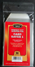 50 Cardboard Gold Perfect Fit Sleeves for Card Saver 1 Bag - £6.36 GBP
