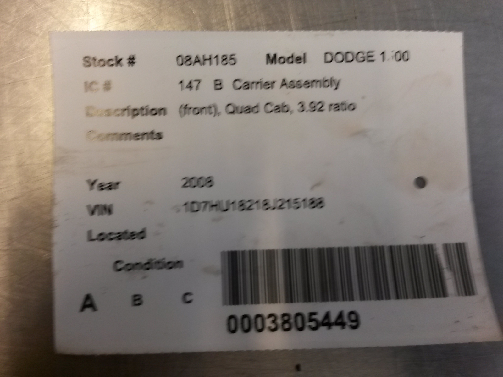 Driver Left Sun Visor For 07-08 Dodge Ram 1500  5.7 Item image 4