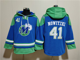 Men&#39;s Dallas Mavericks #41 Dirk Nowitzki Royal Ageless Must-Have Lace-Up... - $1,425.21 MXN