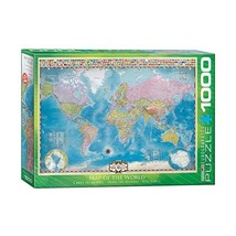 Eurographics EG60000557 Map of the World Puzzle (1000 Pieces)  - £21.81 GBP