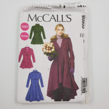 McCall Sewing Pattern Cut M6800 Miss Petite Lined Coat with Hood and Collar AE/5 - $6.89