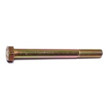 3/8&quot;-24 x 4&quot; Zinc Plated Grade 8 Steel Fine Thread Hex Cap Screws HCS8-195 - $13.03+