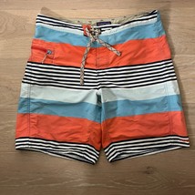 Patagonia Striped Board Shorts Swim Trunks sz 36 - $29.99