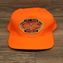 Viet Nam 1959 1975 Veteran Orange cap hat Military - £14.39 GBP