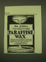 1902 Standard Oil Paraffine Wax Ad - On Jellies - £14.49 GBP