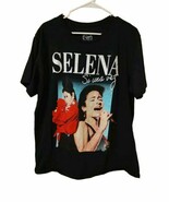 Selena T-Shirt Black Music Concert Retro Singer Si Una Vez Men&#39;s Size XL... - $199.53 MXN