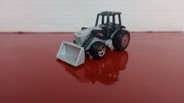 Hot Wheels 1991 Tractor Black Silver Front Load Mattel Loose Car Malaysia - $3.95