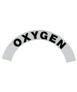 OXYGEN - Highly Reflective FIRE HELMET CRESCENT  DECALS -  A PAIR - £3.88 GBP