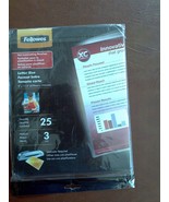 Fellowes Laminating Pouches, 3mil, 11 1/2 x 9, 25/Pack (CRC52005) - $358.13 MXN