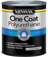 Minwax 356100000 One Coat Polyurethane, Quart, Gloss - $822.23 MXN