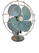 Koldair Knapp Monarch Co St Louis # 1-801 Vintage Fan 9&quot; Heavy Base TEST... - £35.30 GBP