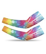 Mondxflaur Tie-Dye Cooling Arm Sleeves Cover UV Sun Protection for Men W... - $280.61 MXN