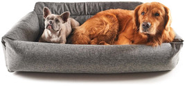 PupProtector Memory Foam Dog Car Bed with Bolsters &amp; Adjustable Straps - $137.95
