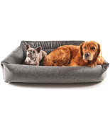 PupProtector Memory Foam Dog Car Bed with Bolsters &amp; Adjustable Straps - £108.23 GBP