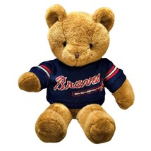 Atlanta Braves Teddy Bear Plush Stuffed Roxbury Mills MLB Gameday Point 16 Inch - £15.16 GBP