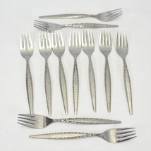 Oneida Venetia Salad Forks 6.75&quot; Community Stainless Lot of 11 - £40.67 GBP
