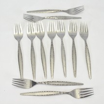 Oneida Venetia Salad Forks 6.75&quot; Community Stainless Lot of 11 - £38.78 GBP