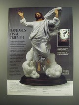 1991 The Franklin Mint Ad - Raphael&#39;s Transfiguration - £14.53 GBP