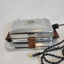 VTG MCM HEATMASTER Waffle Sandwich Maker Tested Made in USA Tested Worki... - $885.84 MXN