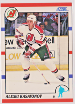 Alexei Kasatonov New Jersey Devils Defenseman 1990-91 Score ROOKIE Card # 209 - £1.12 GBP