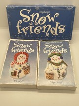 Longaberger Snow Friends cookie mold ornaments and pewter ornaments NOS - £9.59 GBP