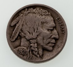 1920-D 5C Buffalo Nickel En Très Fin VF État, Épais Date, Fort Liberty - $138.61