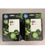 Lot of 2 Genuine OEM HP 88XL Magenta Ink Cartridge C9392AN / Exp 2013 - 20 - $13.54 CAD