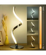 Modern Spiral Table Lamp -  Touch Control Bedside Lamp, 3 Colors &amp; Fully... - £34.21 GBP