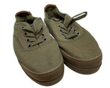 Mad Love Women Size 8 Platform Olive Green Sneakers - £10.03 GBP