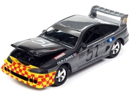 1990s Ford Mustang Race Car #51 Black and Dark Silver Metallic "Old Crows" "24 - $19.44