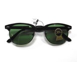 Unbranded Mens Black Semi Rimless Classic Sunglasses - £12.22 GBP