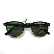 Unbranded Mens Black Semi Rimless Classic Sunglasses - £12.40 GBP