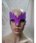 Sexy Purple Flaming Eye Mask Glitter Roleplay Fantasy Superhero Hawkeye ... - $12.56 CAD