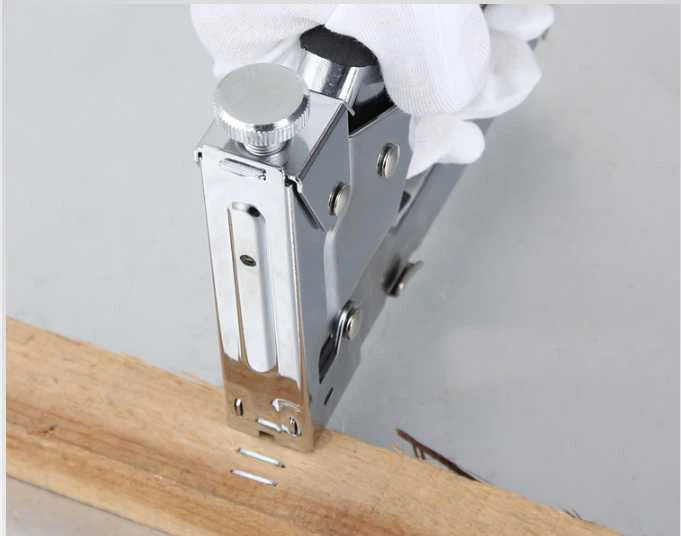 Nual nail staple gun hand stapler tools for wood door upholstery framing furniture thumb155 crop