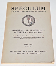 SPECULUM: A Journal of Medieval Studies April 1954 The Mediaeval Academy... - £23.69 GBP