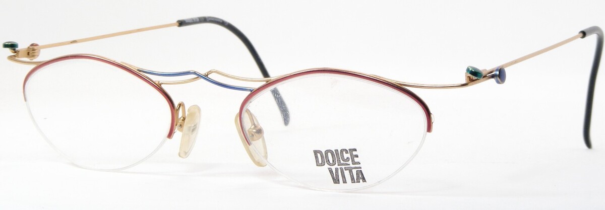 Vintage Dolce Vita Von Casanova DV-34 03 Bunt Einzigartig Brille 44-18-1... - $76.21