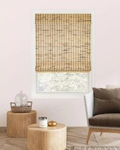 Chicology Cordless Light Filtering Natural Woven Bamboo Roman Shade - To... - £30.38 GBP+