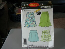 Simplicity 2410 Misses Skirts Pattern - Size 8-18 Waist 31.5-40 - $7.33